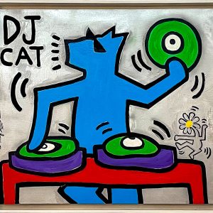 DJ Cat with Ms Flower